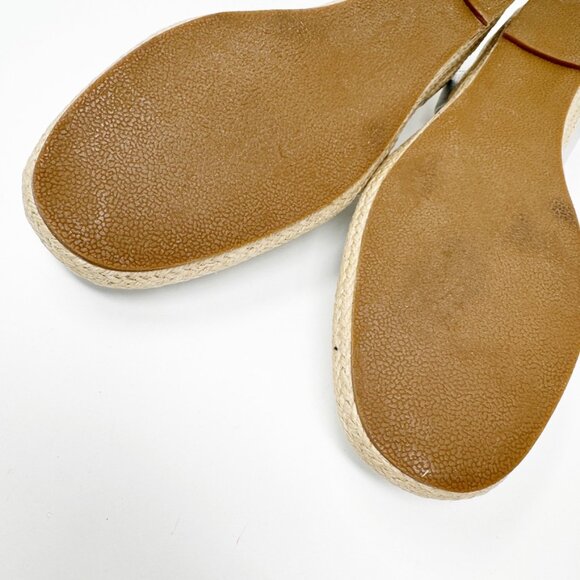 David Tate Womens Silver Leather Elastic Accent Slip on Flat Size 9.5 Wide - Picture 10 of 10